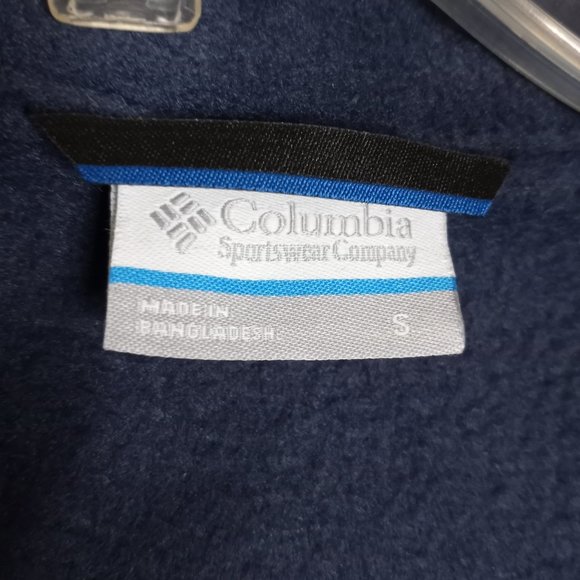 Columbia Men's Blue Sleeveless Outdoor Sports Fleece Vest Size SM - Picture 8 of 8